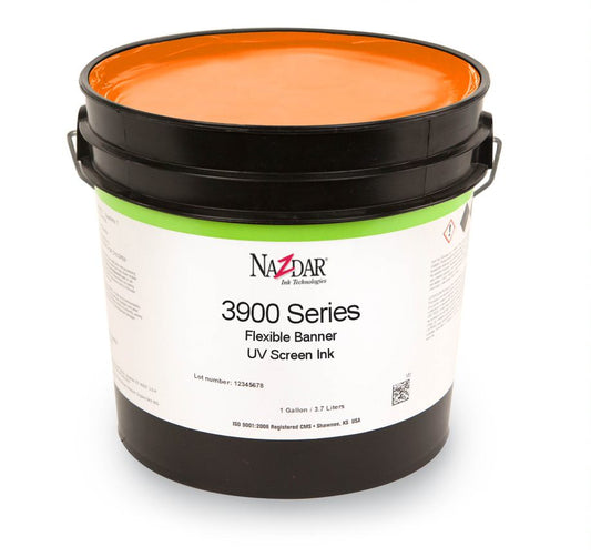 Nazdar 3900 UV Flexible Banner Screen Ink Halftone Dense