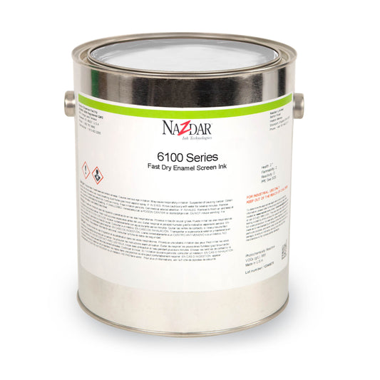 Nazdar 6100 Fast Dry Enamel Screen Ink - Standard Colors