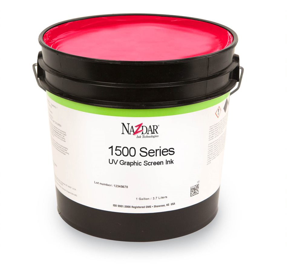 Nazdar 1500 UV Graphic Screen Ink - Standard Colors