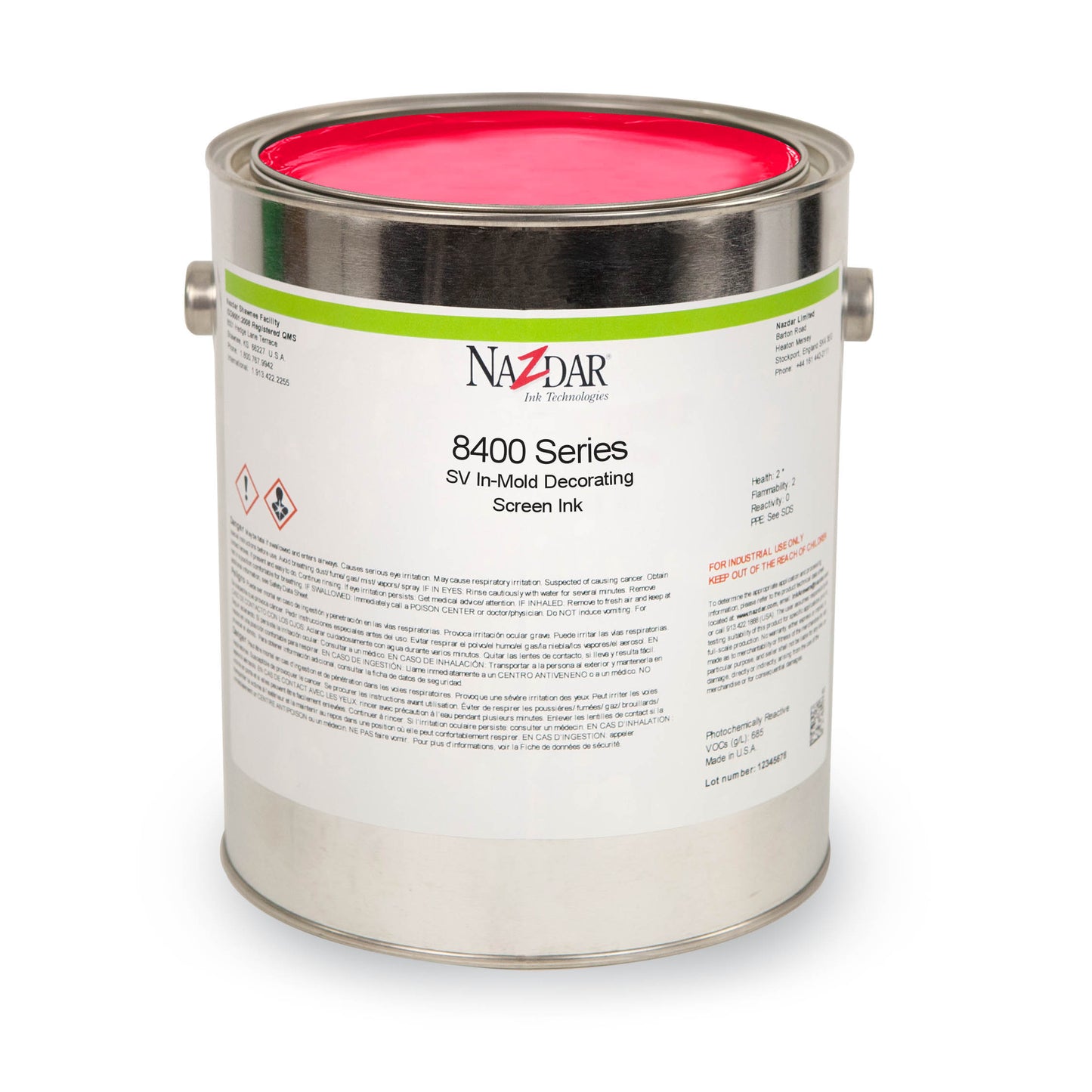Nazdar 8400 CVIM Screen Ink Toner