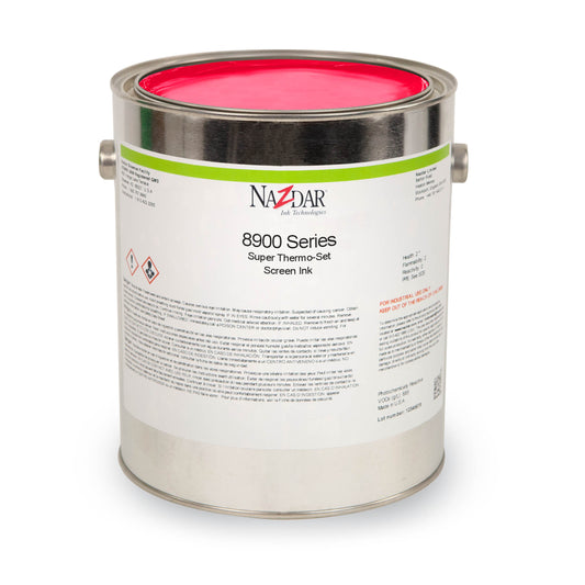 Nazdar 8900 Super Thermo-Set Screen Ink - Halftone Colors