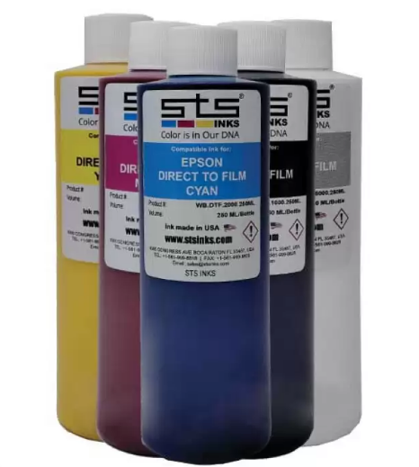 Direct to Transfer Film Ink for Epson printheads. Bottle of 250ml