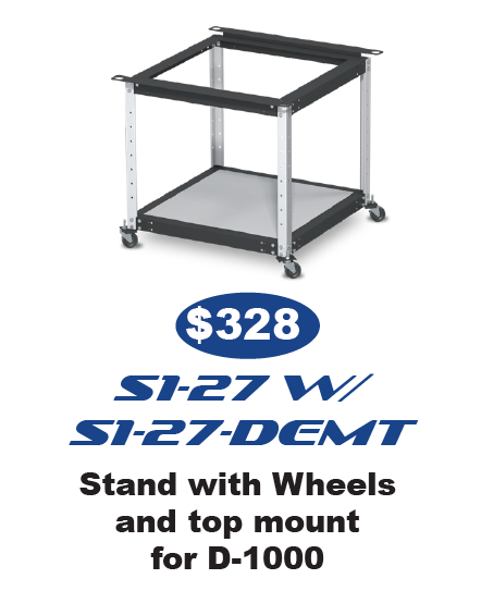 Vastex Stand w/ Wheels & Top Mount for D-1000