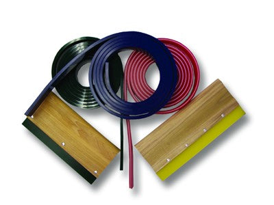 Squeegee Single Duro Rubber Only - By The Inch